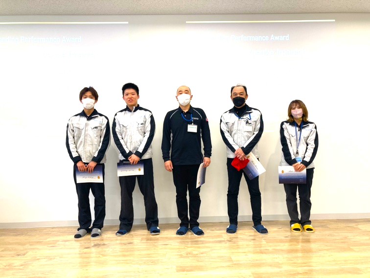 10月度優秀社員賞