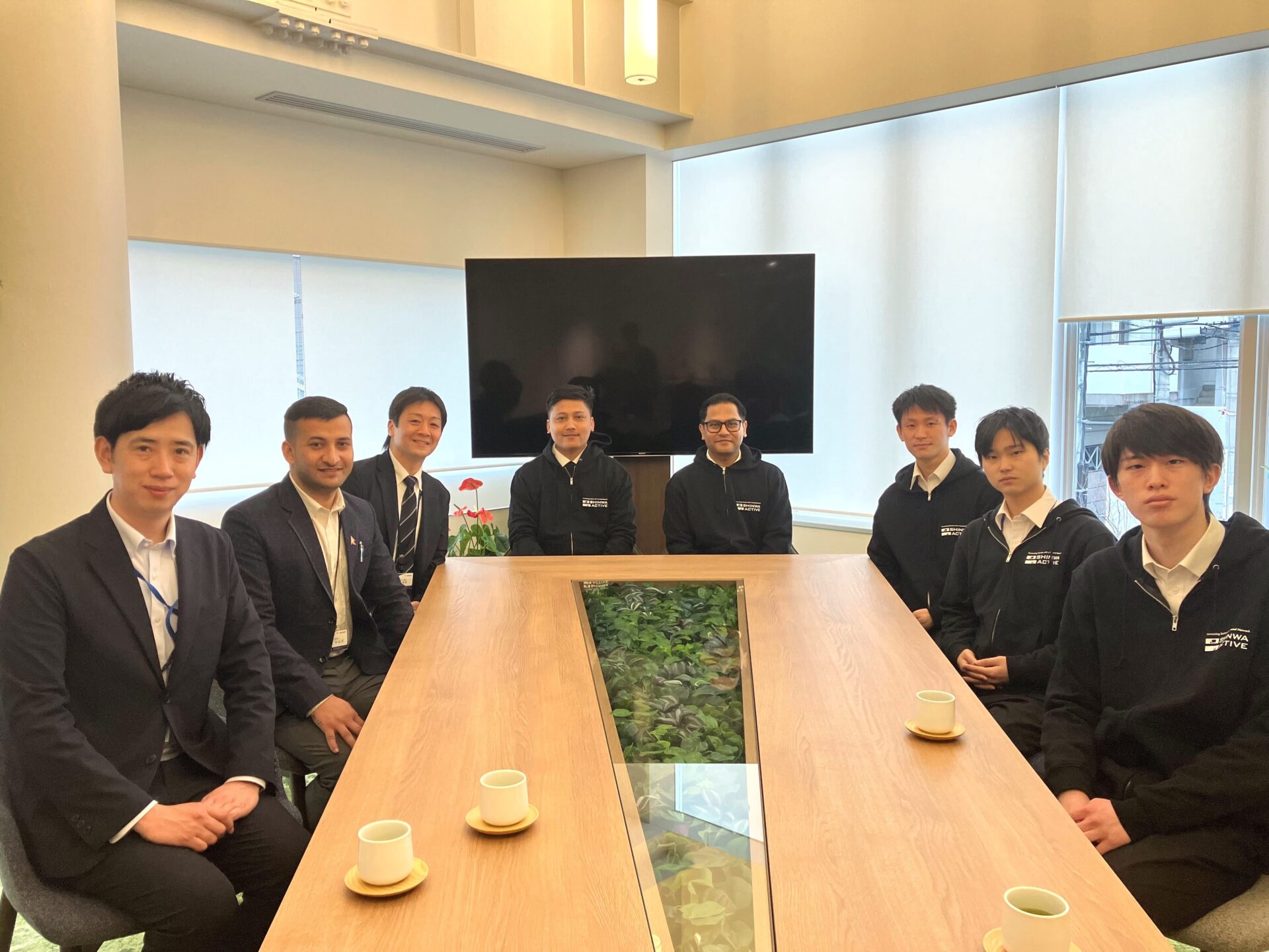 入社式